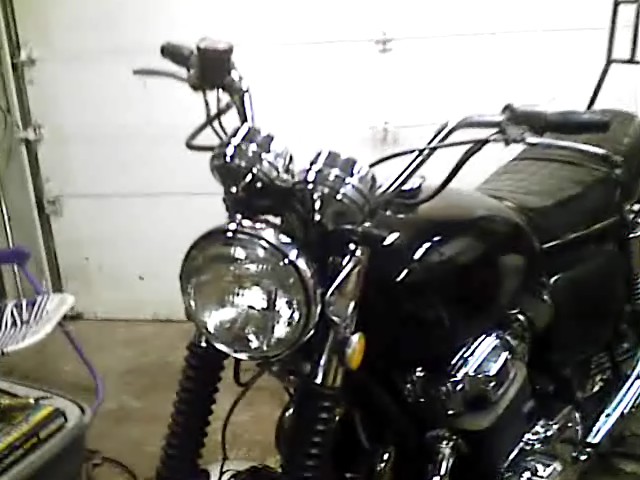 1972 CB750 Honda Motorcycle, Sandcast